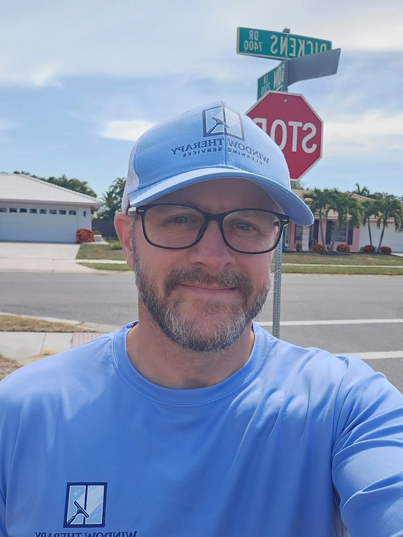 David Westgate, owner of Window Therapy Cleaning